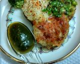 A picture of step 11 of Rava cheese veggie flower pattice.