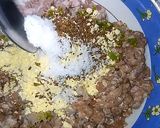 A picture of step 4 of Kofta Biryani.
