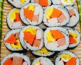 Hình bước làm 2 của món Kimbap Korea - Cơm cuộn Hàn Quốc #2