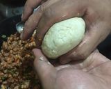 A picture of step 4 of Taro puffs!!! must heart it.