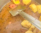 A picture of step 3 of Papad curry.