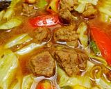 Foto langkah ke 6 dari resep Tongseng Kambing Tanpa Santan.