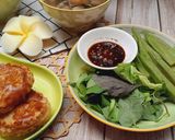 Hình bước làm 3 của món Mâm cơm với bánh pateso nhà làm