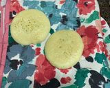 A picture of step 3 of Atayef/ KatayefArabic sweet pancakes.