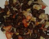 A picture of step 2 of Chana chat.