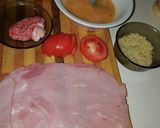 Rántottával töltött sonka recept fázis 1 fotója