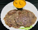 A picture of step 5 of Ragi rotti.