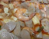Foto langkah ke 7 dari resep Udang Asam Manis Pedas.