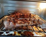 Foto del paso 1 de la receta: Pechito de cerdo con barbacoa, papas cremosas y ensalada