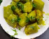 A picture of step 6 of Stuffed snake gourd.