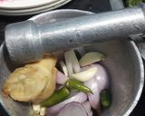 A picture of step 4 of Makki di roti and mixed saag.