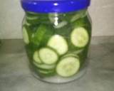 A picture of step 5 of Pickled cucumber.