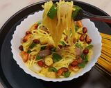 કોકોનટ મિલ્ક સ્પેગેટી (Coconut Milk Spaghetti Recipe In Gujarati) રેસીપી સ્ટેપ5ફોટો