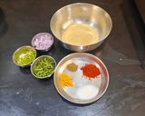 A picture of step 1 of Soya Flour Thalipeeth.