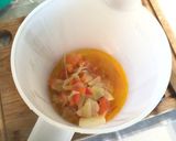 Foto del passaggio 4 della ricetta Spaghettoni con Triglia, Crema di Peperoni Piccante e Datterini Confit