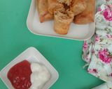 Foto langkah ke 7 dari resep Lumpia isi mie goreng lumer.