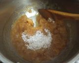 A picture of step 3 of Khubani ka meetha.