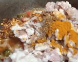A picture of step 3 of Khara masala qeema.