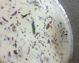 A picture of step 3 of Mushroom mattar curry with coconut flavour.