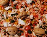 🎃Grusel-Pizza Idee zu 👻☠️🦇Halloween Rezeptschritt 3 Foto