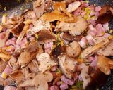 Pas rețetă Paste integrale cu mix de ciuperci și jambon afumat 2 fotografie