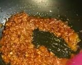 A picture of step 2 of Creamy tawa spaghetti🍝🍝.