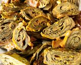 A picture of step 5 of Alvi Pattarveliya Patra - Authentic Gujarati Snack - Colocasia Leaves Steamed Rolls.