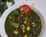 A picture of step 10 of Green Corn Paneer.