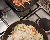 A picture of step 5 of Grill Chicken Satay n' Fried Rice.