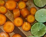 Foto del paso 1 de la receta: Jugo de Zanahoria con Limón para mejorar el aspecto de la piel y equilibrar el sistema digestivo!!
