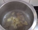 A picture of step 2 of Baigan aloo in gravy.