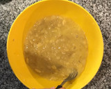 Foto del paso 1 de la receta: Budín de banana y arándanos integral, saludable y light. Sin azúcar ni manteca