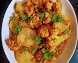 गोभी आलू की सब्जी कढ़ाई में रेसिपी चरण 10 फोटो