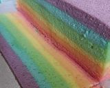 Foto langkah ke 7 dari resep Bolu gulung rainbow mini.