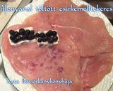 Áfonyával töltött csirkemelltekercs recept fázis 1 fotója