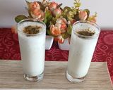 A picture of step 2 of Mint salty lassi/ savory lassi.