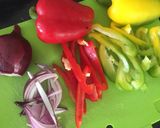 Foto langkah ke 6 dari resep Chicken Fajitas ft Tortilla.