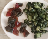 輕醃櫛瓜炒皮蛋-食在簡單的食譜步驟2照片