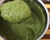 A picture of step 1 of Stuff whole green moong chila.