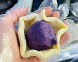 氣炸 扭紋&花型紫薯麵包的食譜步驟9照片