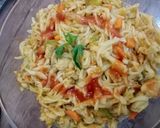 A picture of step 6 of Chicken veggies macroni.