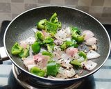 A picture of step 13 of Dry chilli paneer.