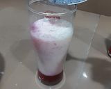 A picture of step 7 of Badaam pink lady shake.