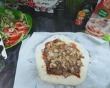 صورة لخطوة 8 من وصفة البيتزا زي المطاعم 😋