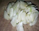 Hình bước làm 2 của món Rau rừng xào tỏi