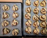 A picture of step 11 of Kanelbullar — Swedish cinnamon buns.