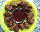 लौकी की पकौड़ी(lauki ki pakodi recipe in hindi) रेसिपी चरण 5 फोटो