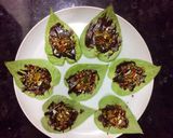 A picture of step 1 of Chocolate Paan.
