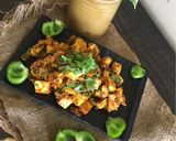 A picture of step 4 of Paneer tikka bites.