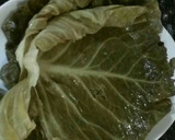 Foto del paso 2 de la receta: Atadillo de col rellena de crema de champiñones crudos y j. York